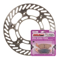 Brake Disc & Pad Front Kit - Kawasaki KX250F '04-'05