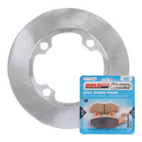 Brake Disc & Pad Front Kit - Suzuki LTF300F '02-'20 - Left