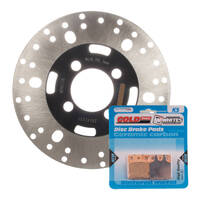 Brake Disc & Pad Front Kit - Yamaha YFM350FW Big Bear '99