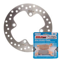 Brake Disc & Pad Rear Kit - Yamaha YFM700FA '07-'13