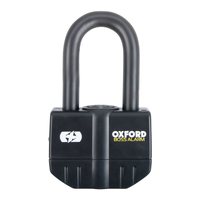 Oxford Boss Alarm 16mm Padlock - Black (Unpackaged)