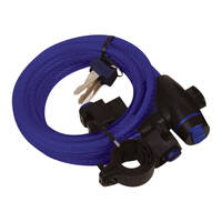 Oxford Cable Lock 1.8m X 12mm - Blue