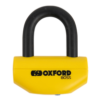 Oxford Boss46 16mm Padlock - Yellow (Unpackaged)