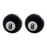 Oxford 8 Ball Valve Caps - Black