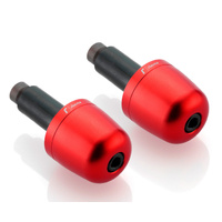 Rizoma Conical Bar Ends Red for 22mm Handlebars