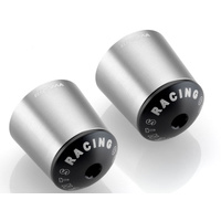 Rizoma Series 510 Conical Bar Ends Silver for Kawasaki Z300/Ninja 300 17-20/Z900 17-20