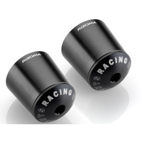 Rizoma Series 510 Conical Bar Ends Black for Kawasaki Z300/Ninja 300 17-20/Z900 17-20