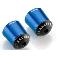 Rizoma Series 510 Conical Bar Ends Blue for Kawasaki Z300/Ninja 300 17-20/Z900 17-20
