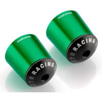 Rizoma Series 510 Conical Bar Ends Green for Kawasaki Z300/Ninja 300 17-20/Z900 17-20