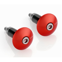 Rizoma Series 531 Bar Ends Red for 22mm Handlebars