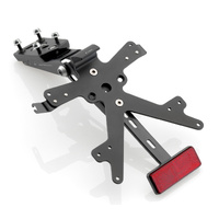 Rizoma Fox License Plate Support Kit Black for Kawasaki Z1000 14-20