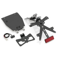 Rizoma Fox License Plate Support Kit Black for Triumph Street Twin 16-20