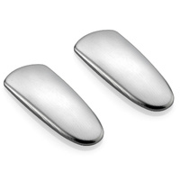Rizoma Triple Clamp Hole Cover Kit Silver for BMW R NineT/Pure/Racer/Urban G/S/Scrambler
