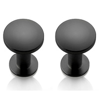 Rizoma Triple Clamp Hole Cover Kit Black for Triumph Street Twin 16-20