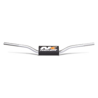 Neken Radical Standard Handlebar K-Bar (Variable Diameter/Length 817mm/Height 112mm/Sweep 70mm) Silver w/Black Pad
