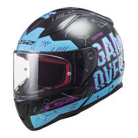 LS2 FF353 Rapid Player - Black / Sky Blue