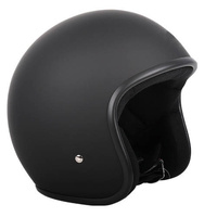 RXT LOW RIDE OPENFACE MATT BLACK HELMET