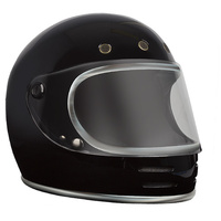 RXT STONE GLOSS BLACK / CHROME TRIM HELMET