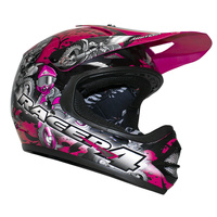 RXT RACER 4 KIDS MAGENTA HELMET