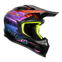 RXT SG1 ULTRA+ BLUR BLACK/PINK HELMET