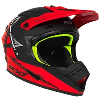 RXT SECTOR HELMET - WRATH MATT BLACK/RED HELMET