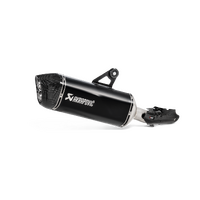 Akrapovic Slip-On Line Black Titanium Muffler System w/Carbon End Cap for BMW R 1250 GS/R 1250 GS Adventure 19-23