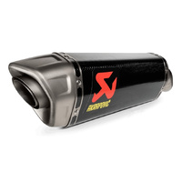 Akrapovic Slip-On Line Carbon Muffler System w/Titanium End Cap for Kawasaki Ninja ZX-10R 21-Up