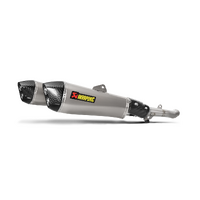 Akrapovic Slip-On Line Titanium Muffler System w/Carbon End Cap for Kawasaki ZZR 1400/ZX14R 12-20