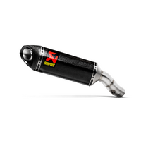 Akrapovic Slip-On Line Carbon Muffler System w/Carbon End Cap for Kawasaki Ninja ZX-6R 09-Up