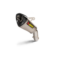 Akrapovic Slip-On Line Titanium Muffler System w/Carbon End Cap for Kawasaki Z900 20-Up