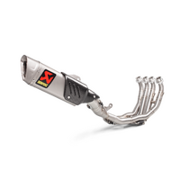 Akrapovic Racing Line Titanium Exhaust System w/Titanium End Cap for Yamaha YZF-R6 08-Up