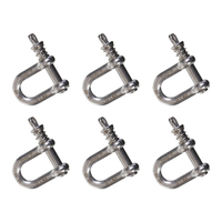 SNAP-D 10MM D SHACKLE - 6 PACK SPECIAL