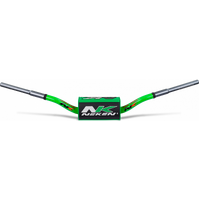 Neken SFH Handlebar (Smooth Feeling/Length 815mm/Height 132mm/Sweep 73mm) Fluro Green w/Fluro Green Pad
