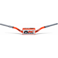 Neken SFH Handlebar (Smooth Feeling/Length 815mm/Height 132mm/Sweep 73mm) Fluro Orange w/Orange/White Pad