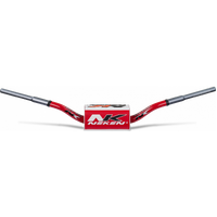 Neken SFH Handlebar (Smooth Feeling/Length 815mm/Height 132mm/Sweep 73mm) Red w/Red/White Pad