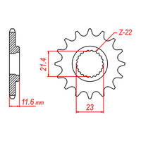 MTX 583 Steel Front Sprocket #520