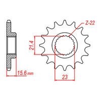 MTX 577 Steel Front Sprocket #520