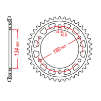 MTX 1317 Steel Rear Sprocket #525