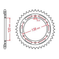 MTX 1220 Steel Rear Sprocket #520