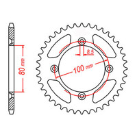 MTX 1214 Steel Rear Sprocket #420