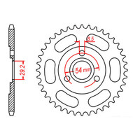 MTX 255 Steel Rear Sprocket #420