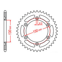 MTX 245/2 Steel Rear Sprocket #520 (50T) (11-428-50)