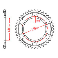 MTX 1307 Steel Rear Sprocket #525