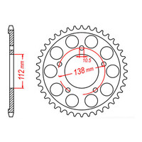 MTX 1871 Steel Rear Sprocket #530 (48T) (11-5EB-48)