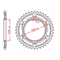 MTX 899 Steel Rear Sprocket #525