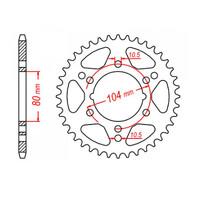 MTX 1478 Steel Rear Sprocket #520