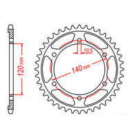 MTX 1490 Steel Rear Sprocket #520