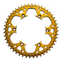 MTX 460 Zero Aluminium Rear Sprocket #520 - Gold