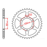 MTX 501 Steel Rear Sprocket #630