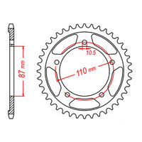 MTX 823 Steel Rear Sprocket #520